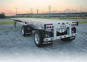 great dane trailers launched its new mxp-120 all-aluminum flatbed.