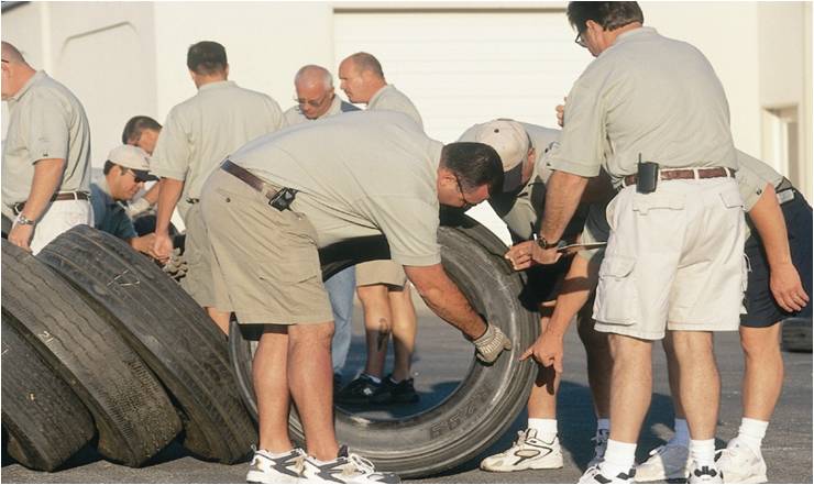 scrap heavy duty truck tire analysis