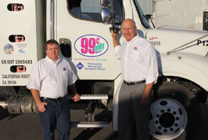 on the right is jim parros, senior vice president of logistics.