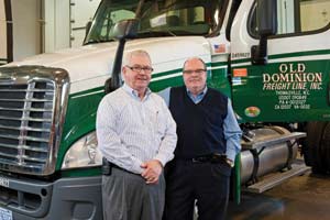 Ed Richardson (left), vice president of maintenance and Tom Newby, director of field maintenance, are pictured above.