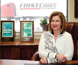 Carla Luig, president & CEO of First Choice Transport