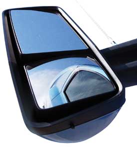 Aerodynamic side mirror