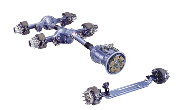 Eaton drivetrain is specified to optimize the engine.