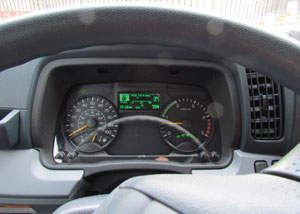 Easy-to-view dash gauges