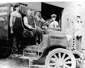 Steve's grandfather, D.F. Teeple, founded Teeple Trucking in 1872 in Decatur, Ind.