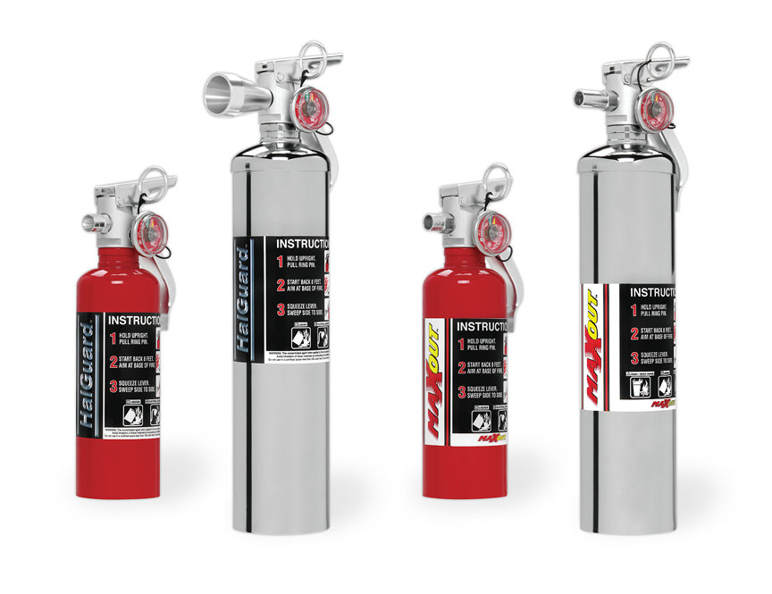 Clean agent fire extinguishers leave no residue
